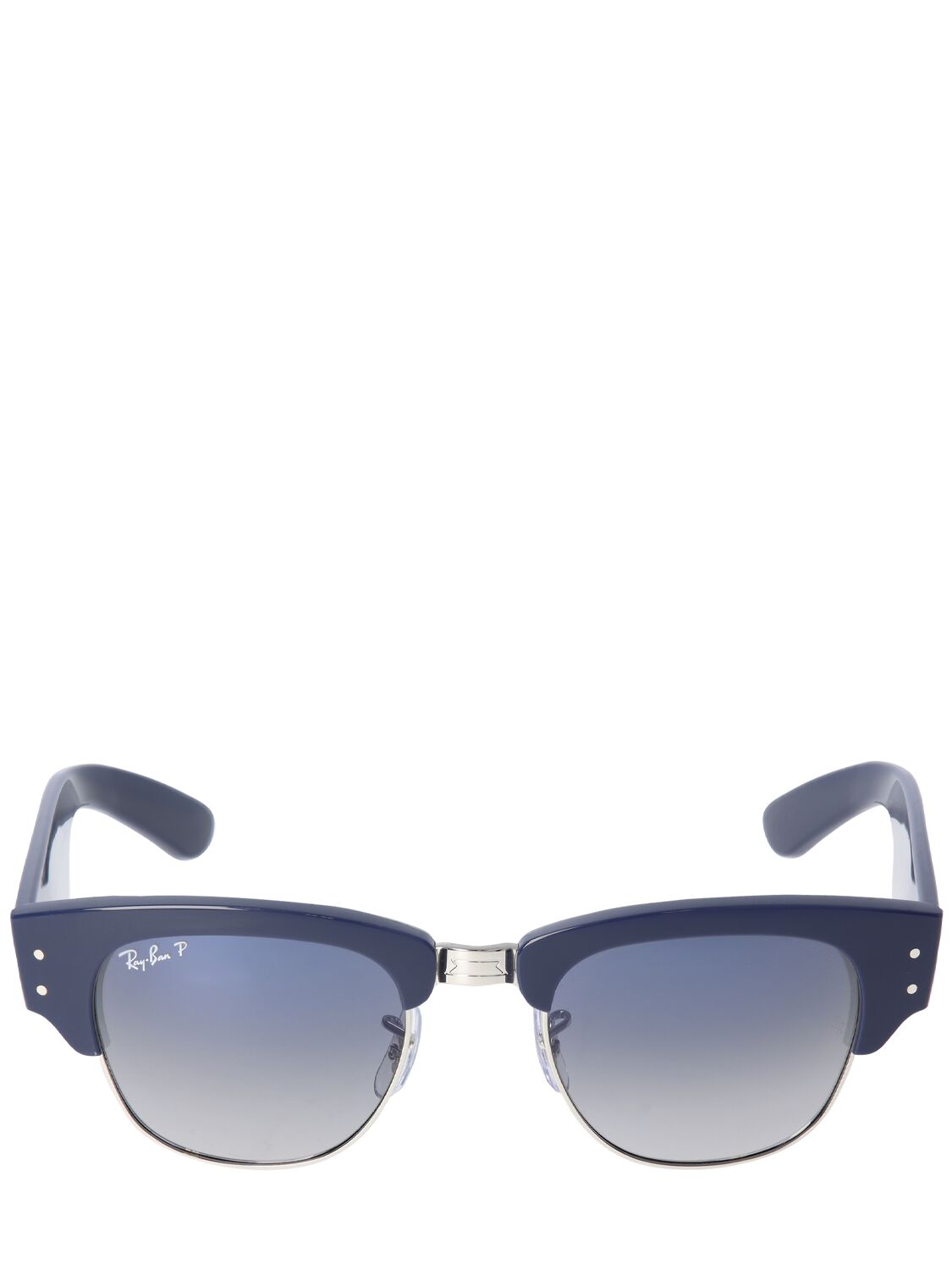 Ray Ban Mega Clubmaster Acetate Sunglasses In Blue