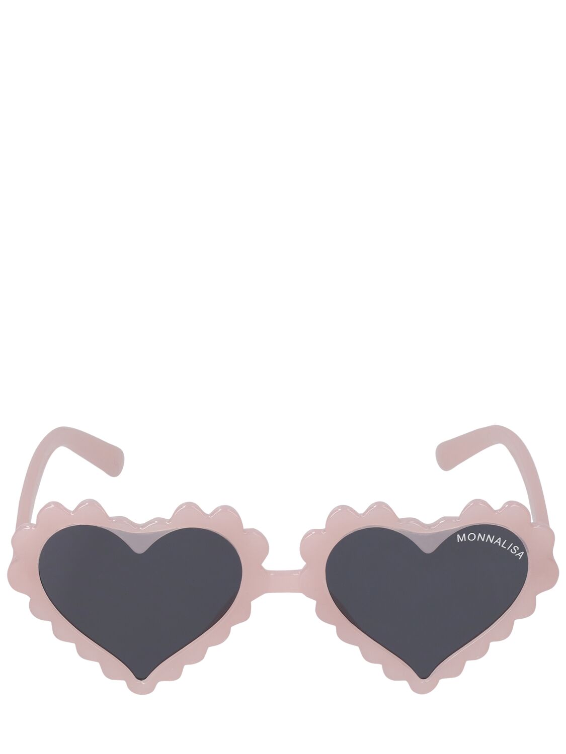 Monnalisa Kids' Heart-shaped Polycarbonate Sunglasses In Pink