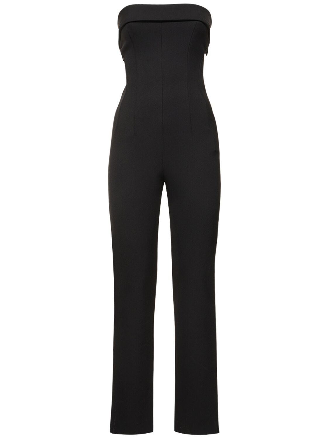 Image of Strapless Double Tech Jumpsuit