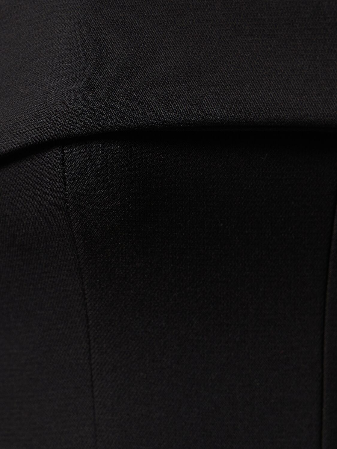 Shop Philosophy Di Lorenzo Serafini Strapless Double Tech Jumpsuit In Black