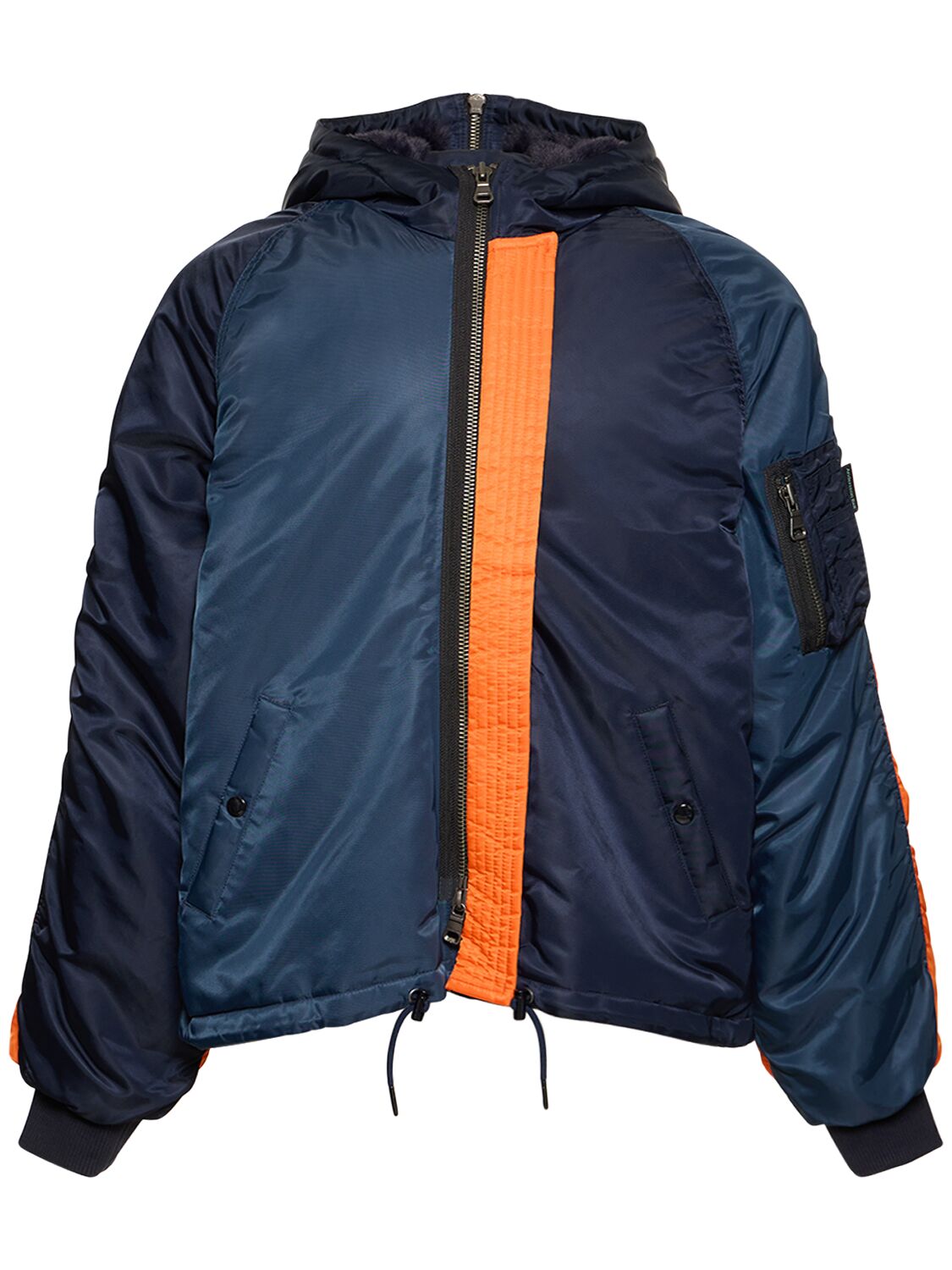 Andersson Bell Navy Insulated Bomber Jacket In Blue