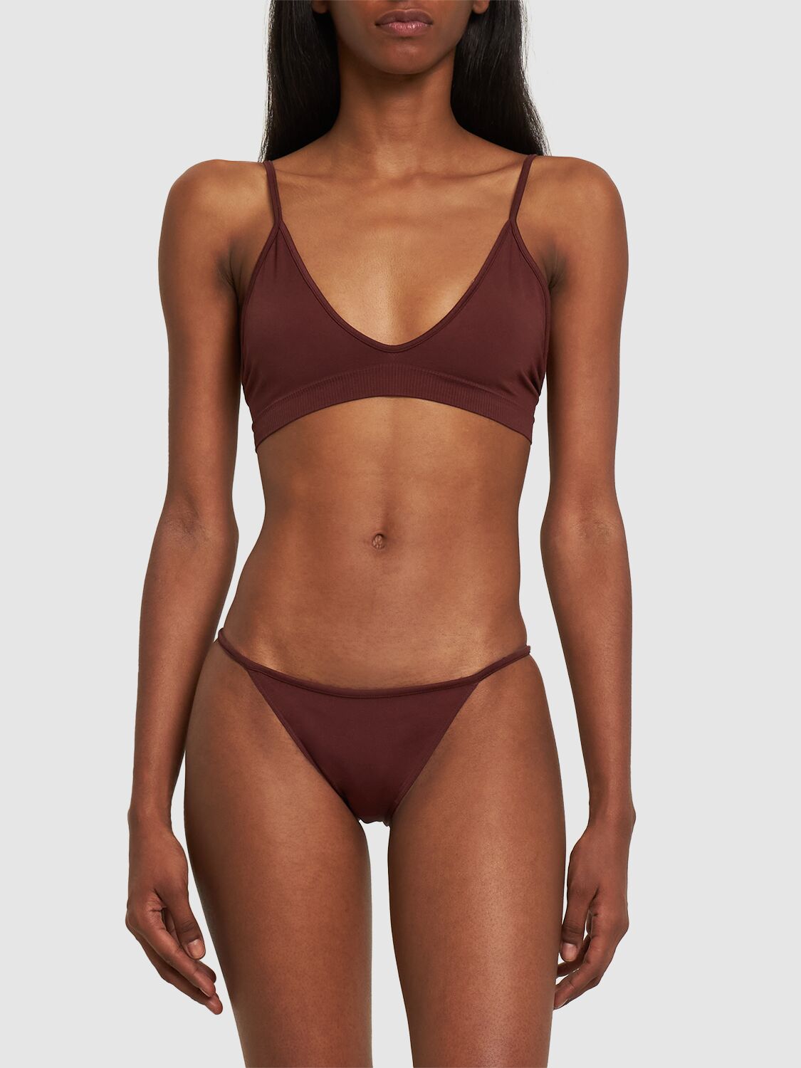 Shop Prism Squared Zestful Bottom Briefs In Brown