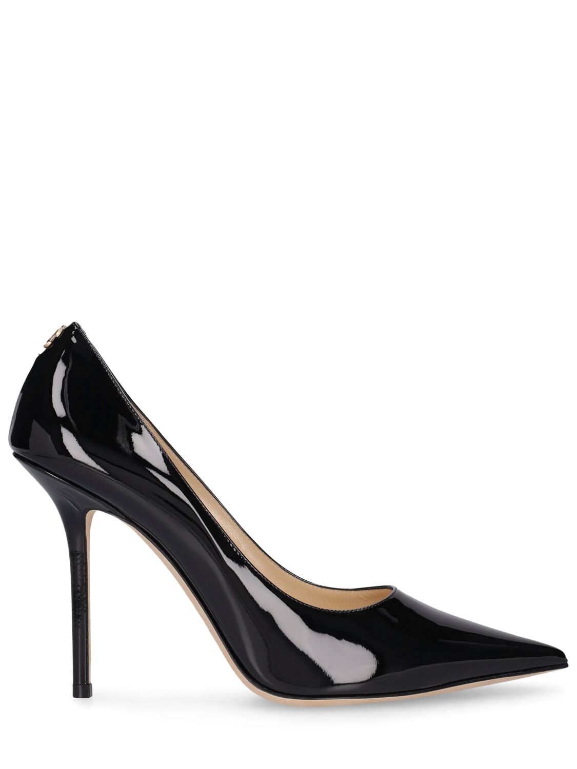 Shop Jimmy Choo 100mm Love Patent Leather Pumps In Black