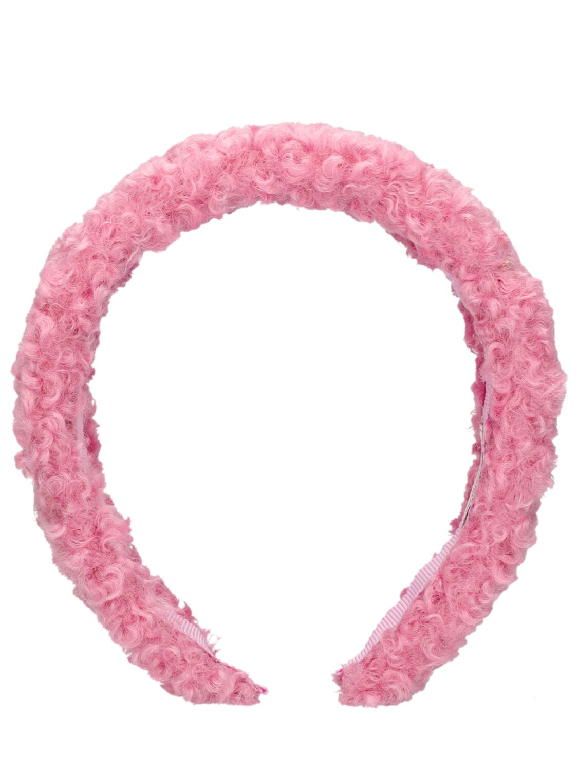 Monnalisa Kids' Faux Fur Headband In Pink
