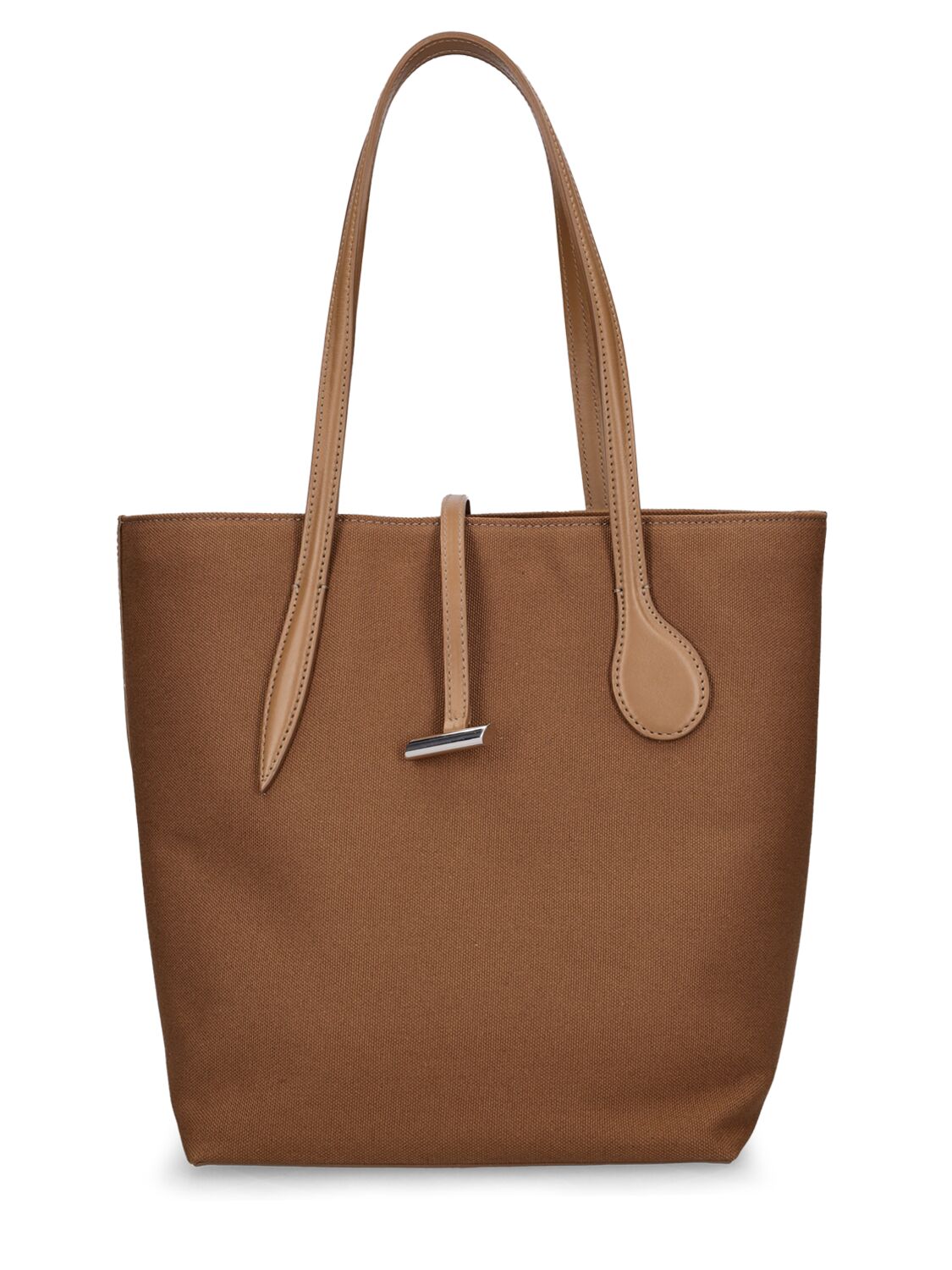 Midi Sprout Leather Tote Bag