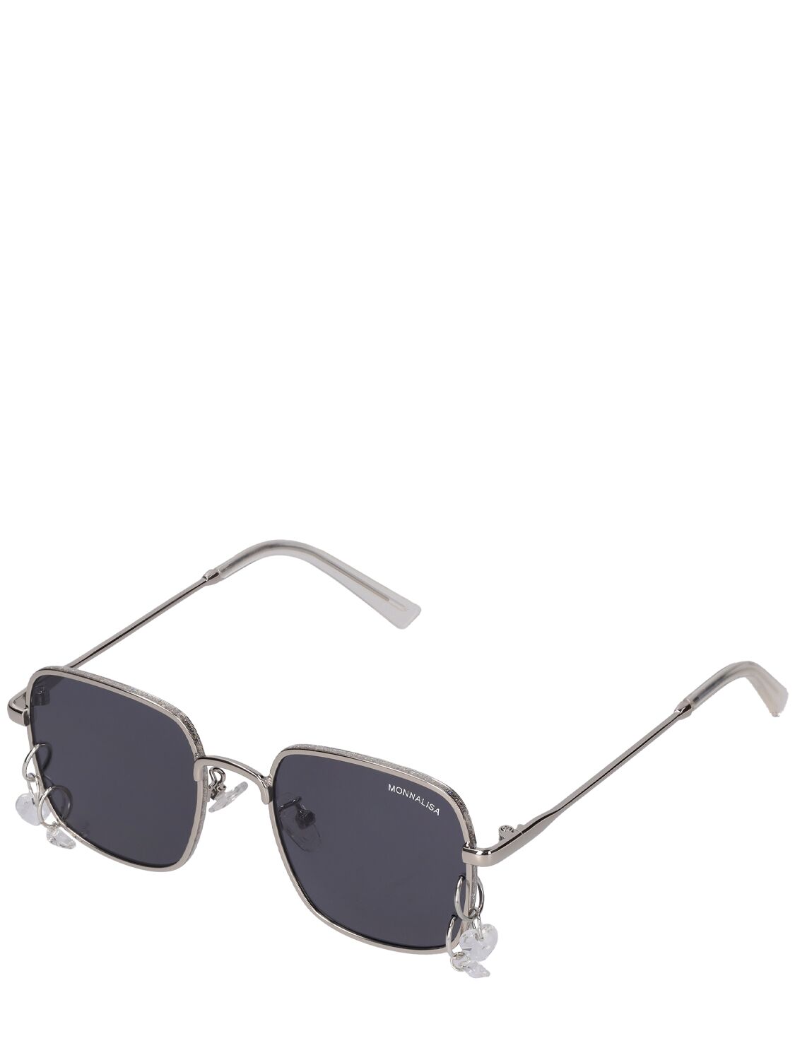 Shop Monnalisa Polycarbonate Sunglasses In Black