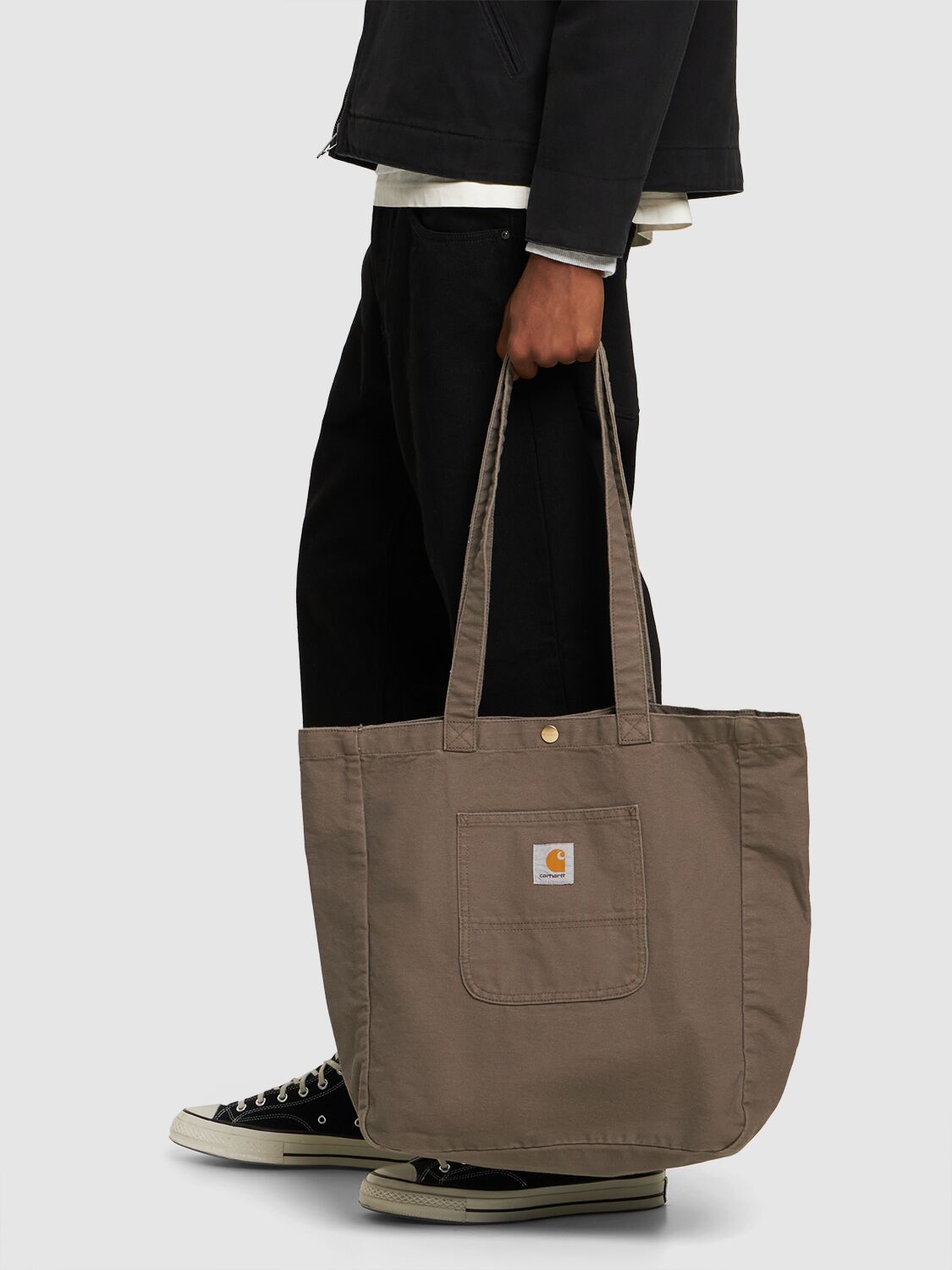 Brown Essentials small recycled-fibre cross-body bag, Carhartt WIP