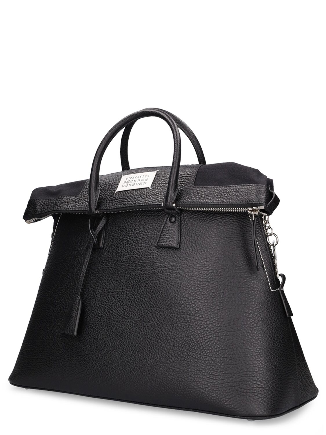 Shop Maison Margiela Xl Classique Leather Tote Bag In Black