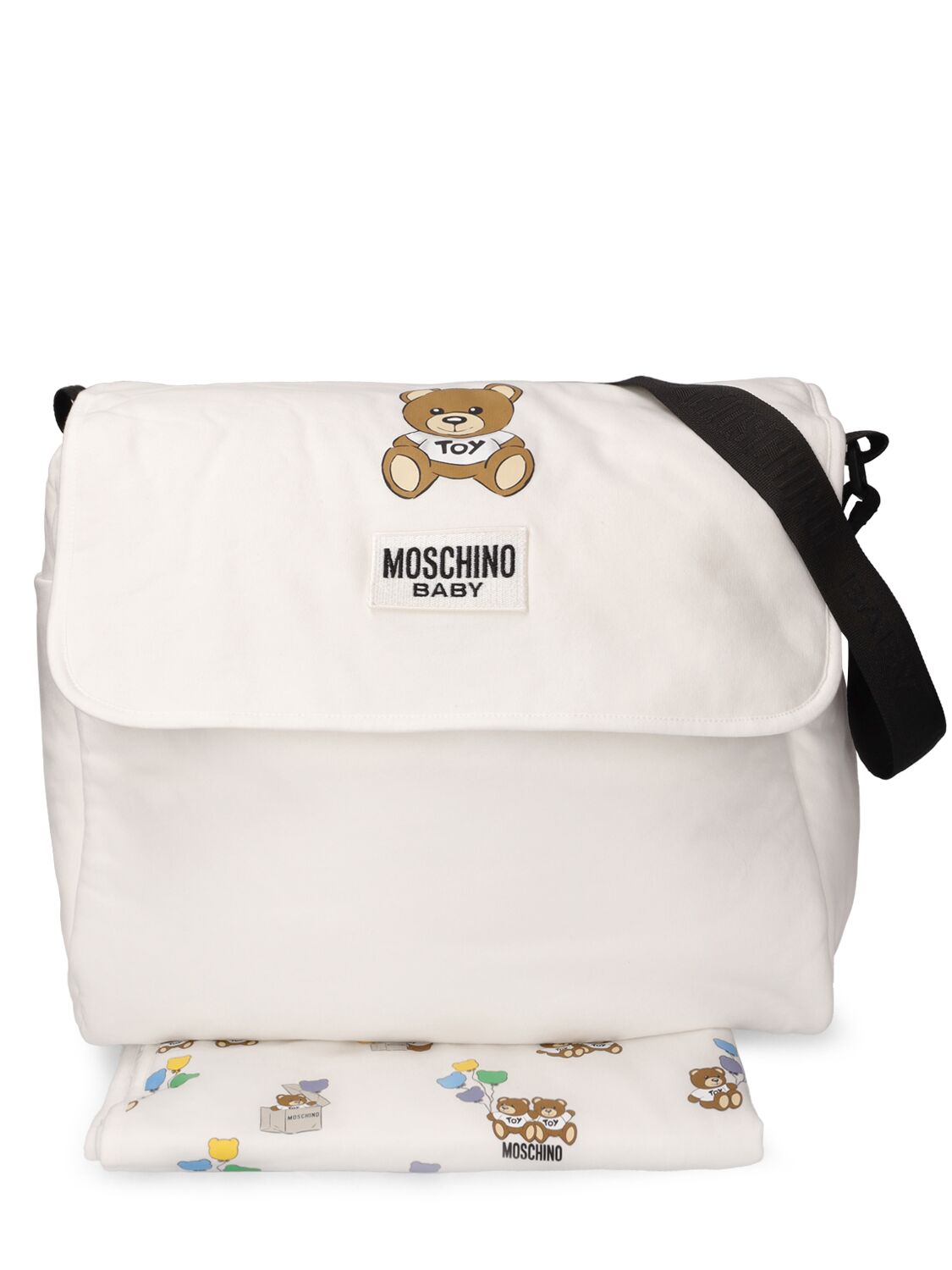 Printed Cotton Changing Bag W/ Mat – KIDS-BOYS > ACCESSORIES > BAGS & BACKPACKS