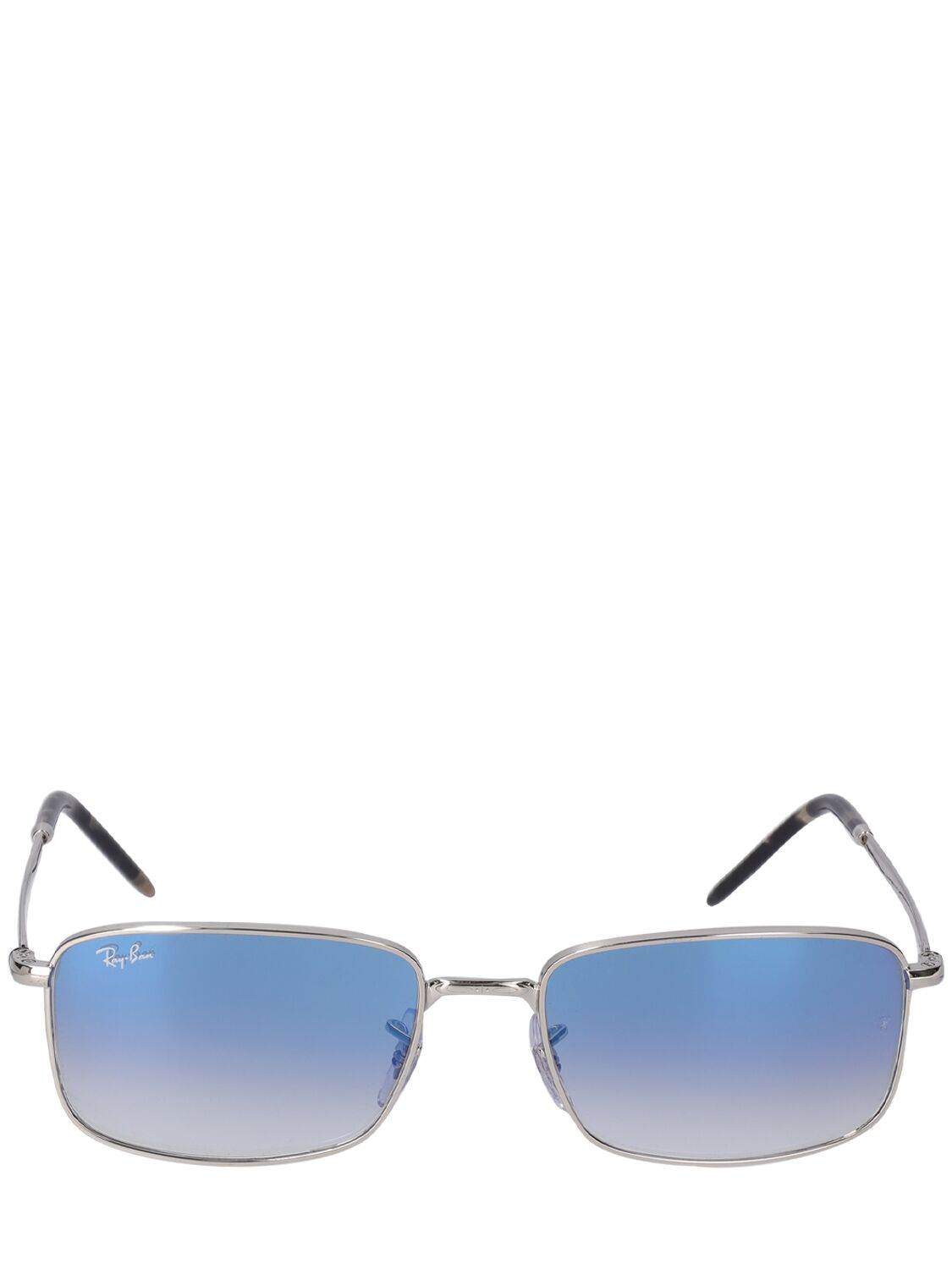 Ray Ban Icons Reinvention Metal Sunglasses In Metallic