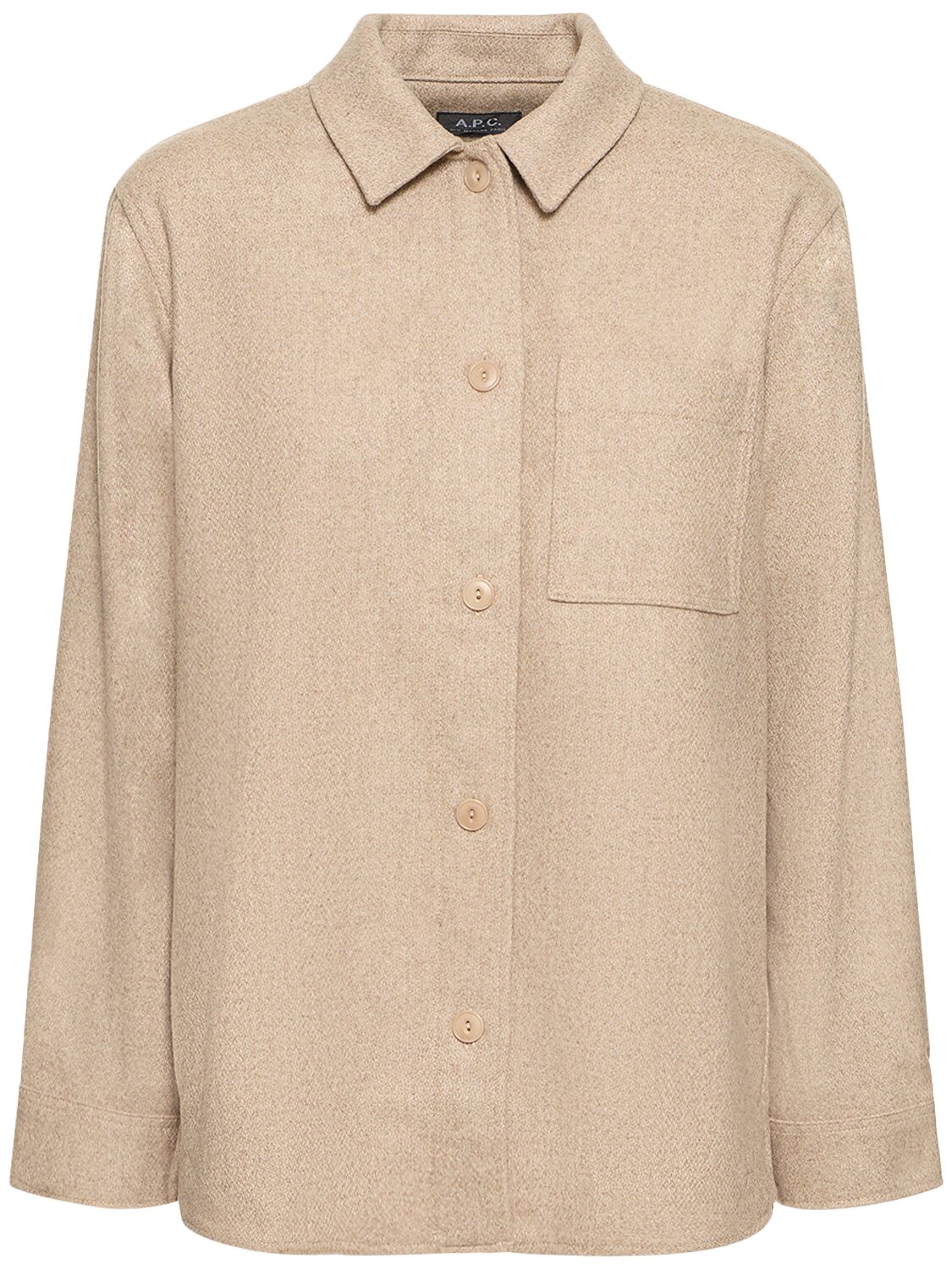 Image of Lizzie Wool Blend Shirt