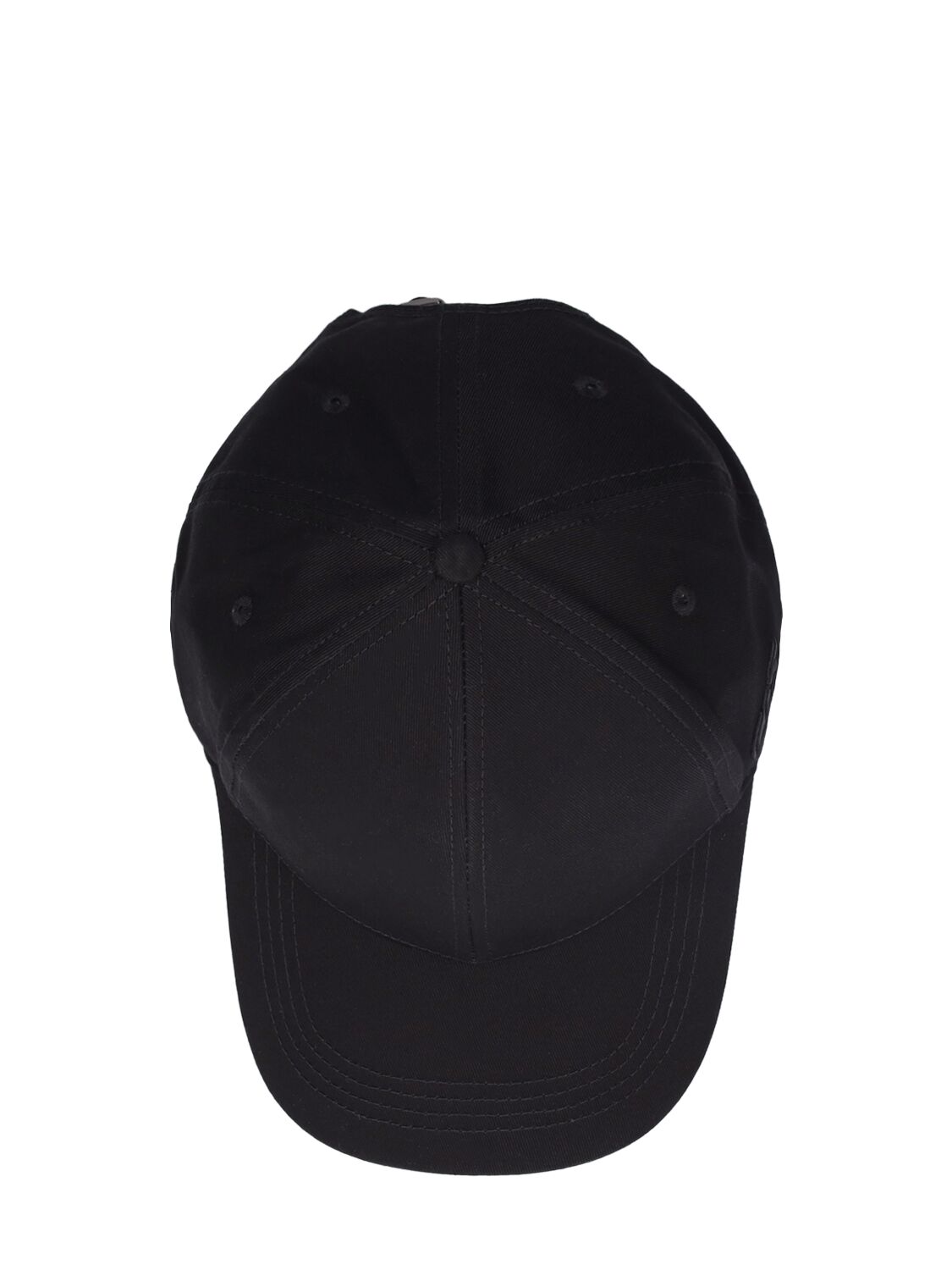 Shop Alphatauri Cotton Blend Cap In Black