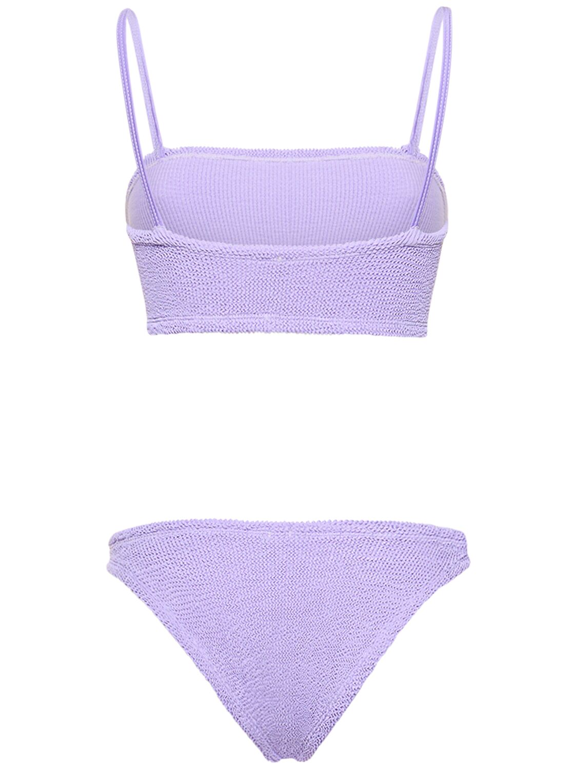 Shop Hunza G Gigi Bikini Set In Lilac