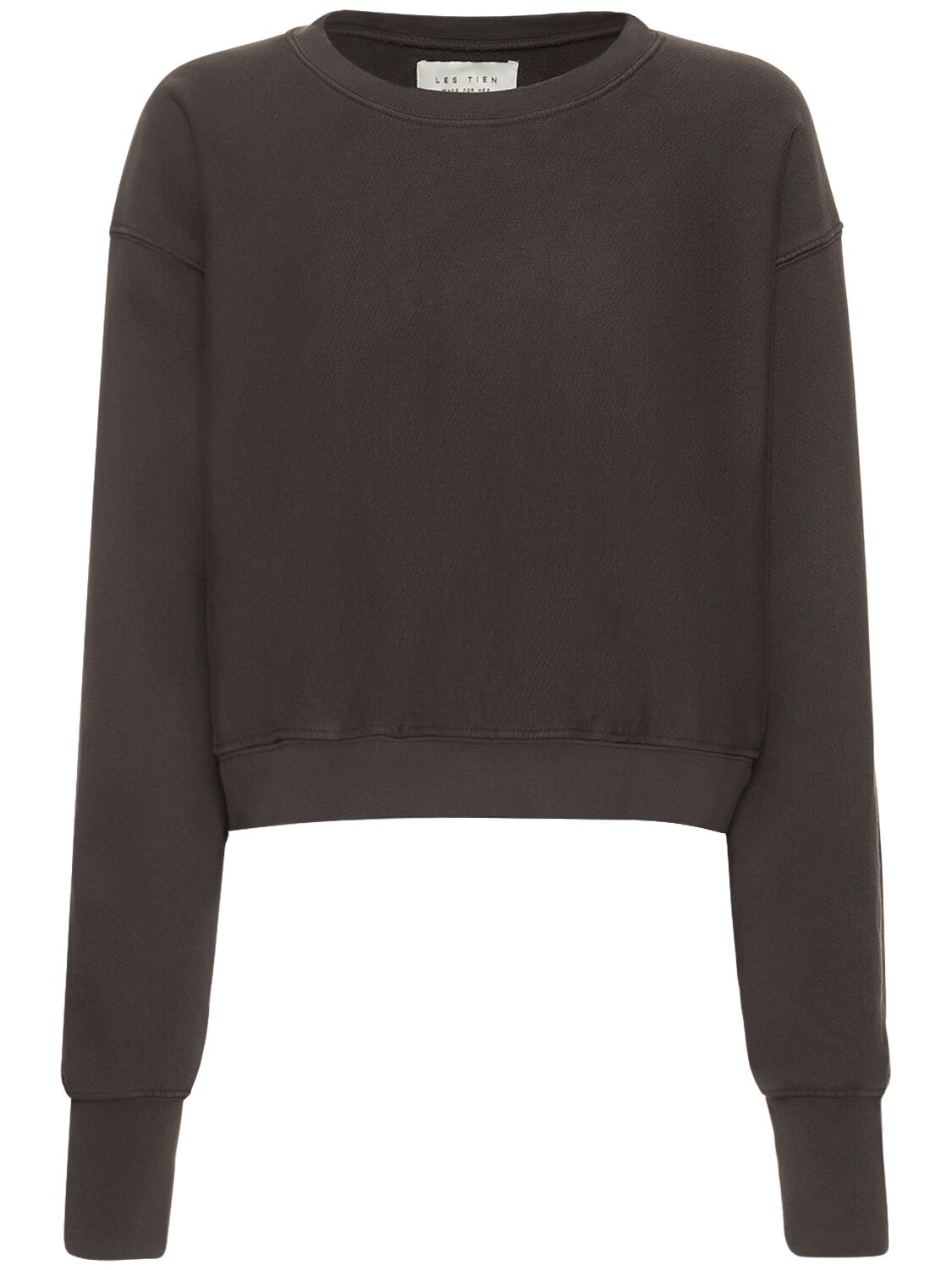 Cropped Cotton Sweatshirt