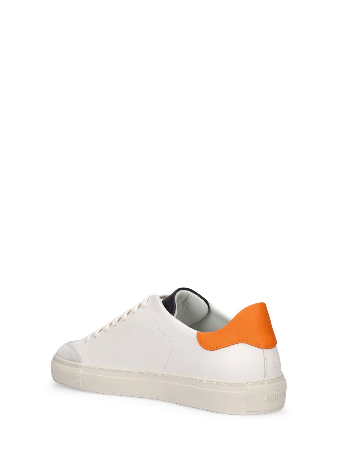 Shop Axel Arigato Clean 90 Contrast Leather Sneakers In White