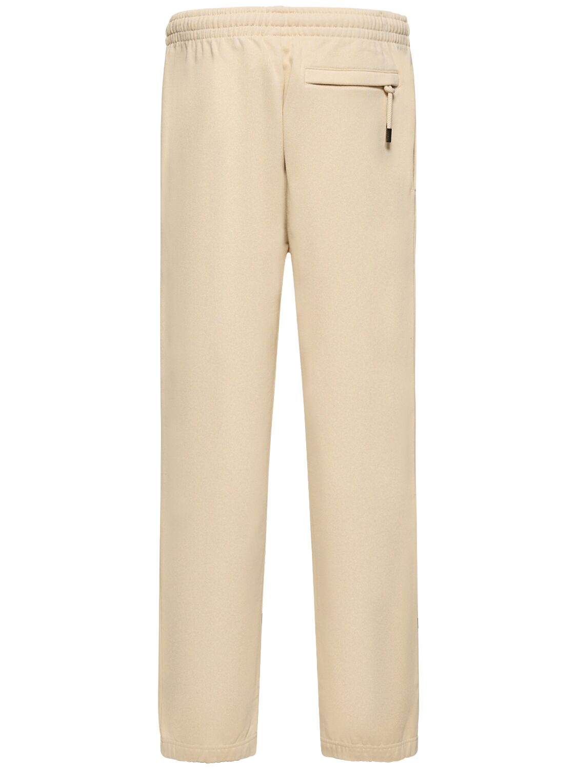 Shop Jacquemus Le Jogging  Cotton Sweatpants In Beige