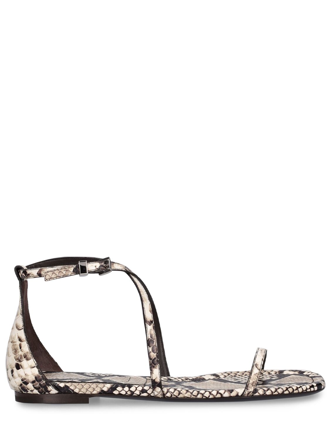 5mm Polly Runway Python Print Sandals – WOMEN > SHOES > SANDALS