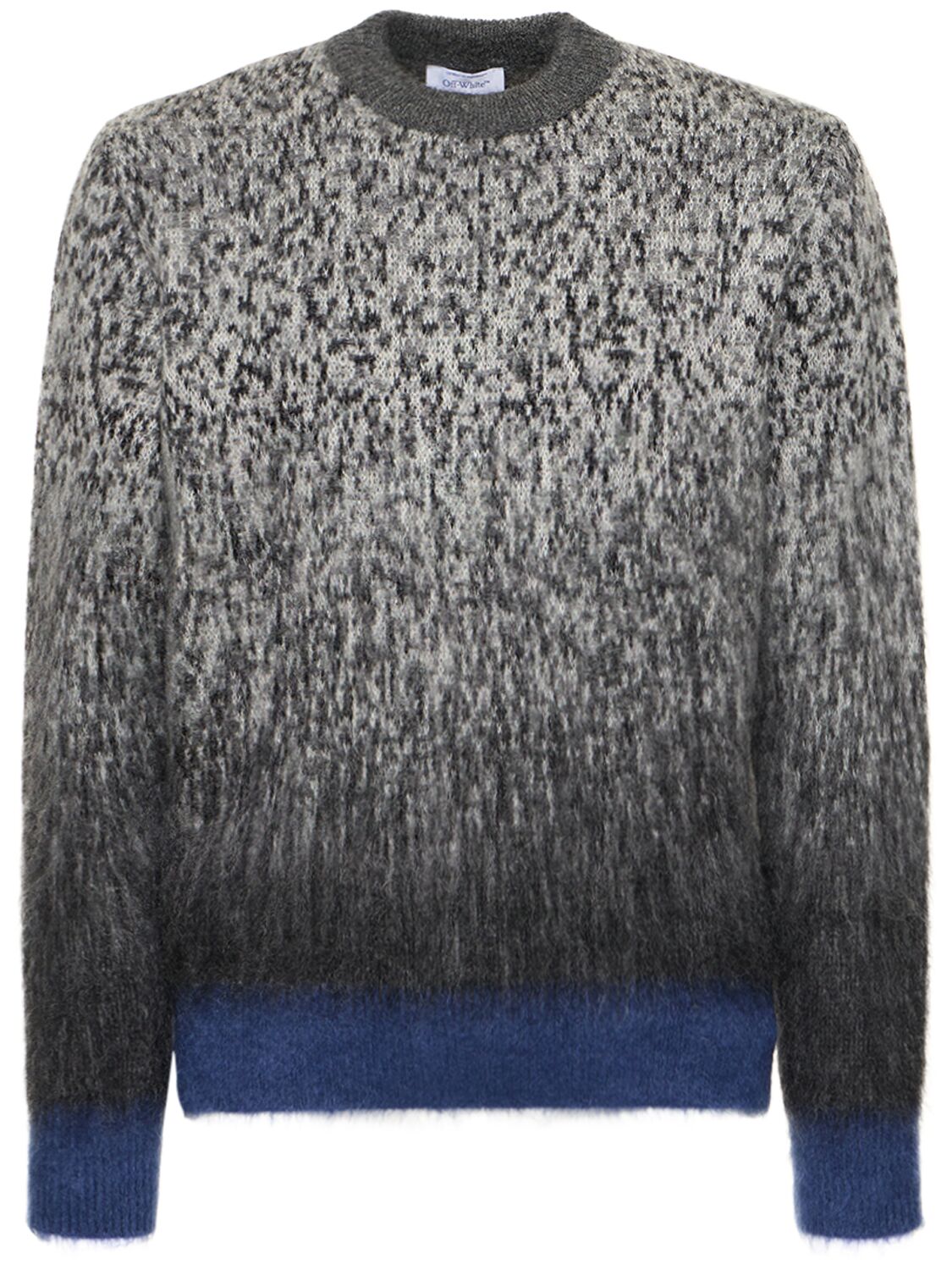 Degradé Arrow Mohair Blend Knit Sweater – MEN > CLOTHING > KNITWEAR