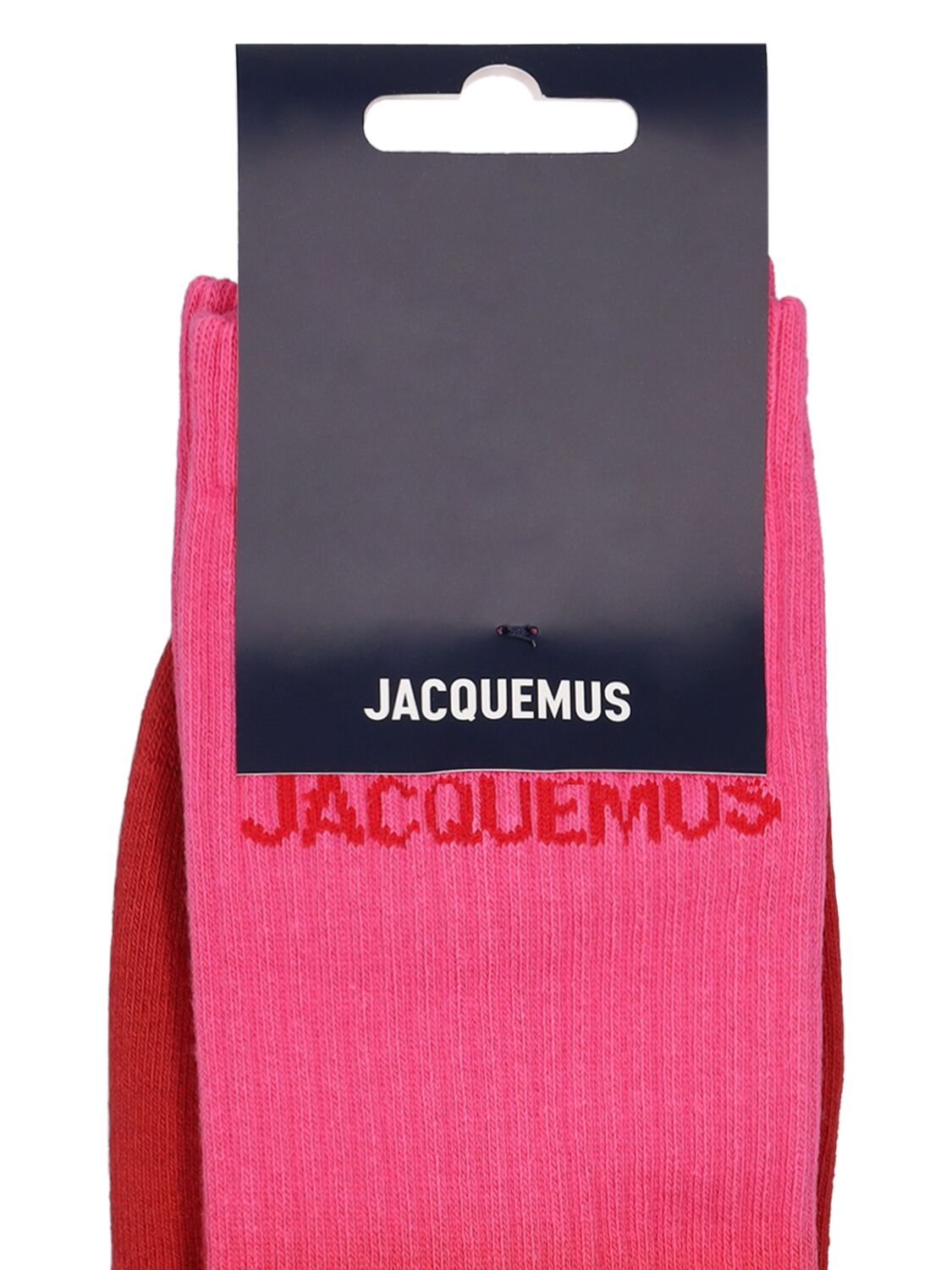 Shop Jacquemus Les Chaussettes Moisson Socks In Multi-red