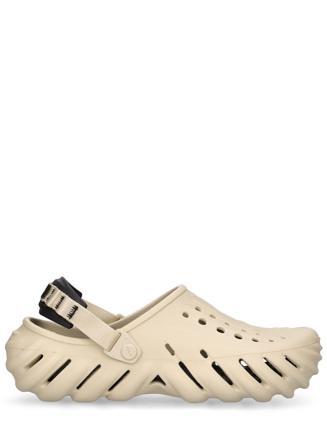 Crocs Echo沙滩鞋 In Beige,black