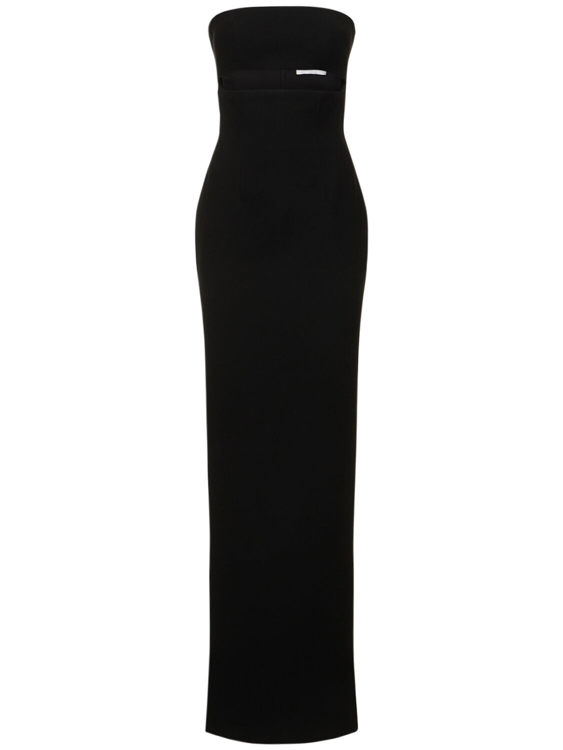 Monot Horizontal Cutout Maxi Dress In Black