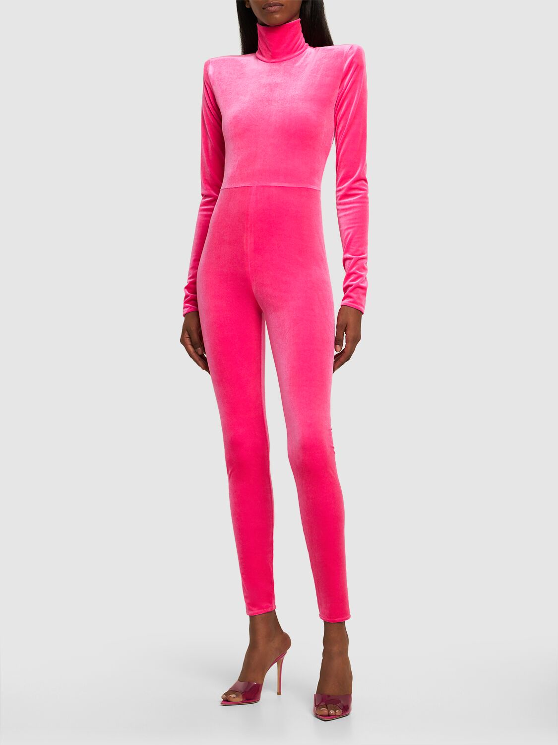 ALEXANDRE VAUTHIER VELVET JUMPSUIT 