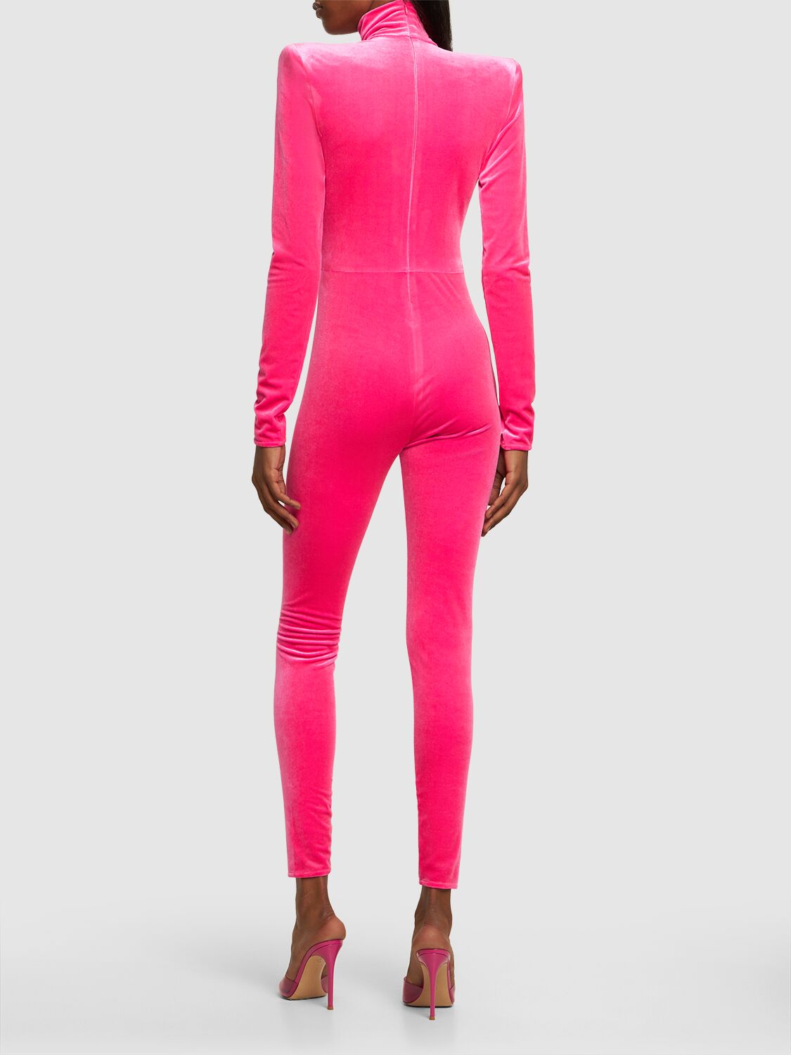 ALEXANDRE VAUTHIER VELVET JUMPSUIT 