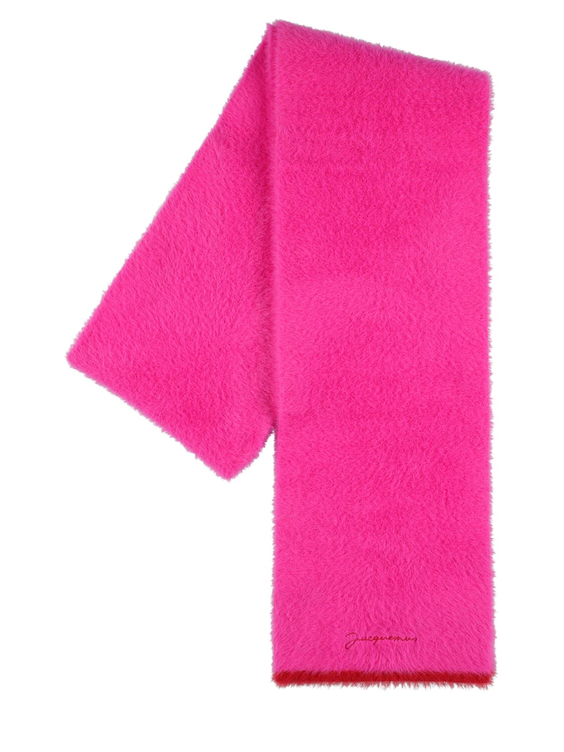 Jacquemus L'echarpe Neve Tech Scarf In Pink