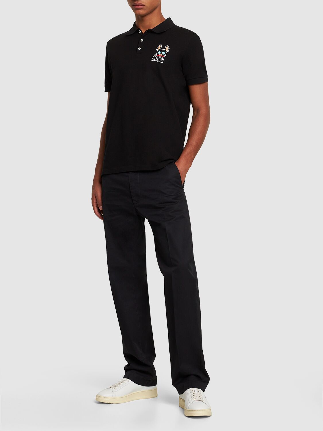 Dsquared2 Ciro Tennis Fit Polo In Black | ModeSens