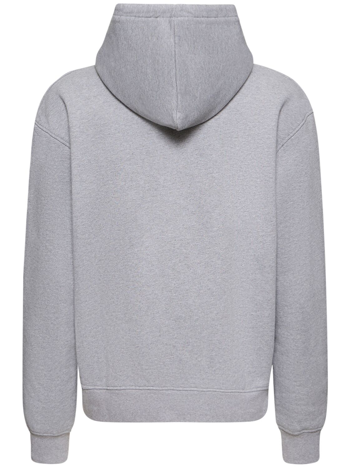 Shop Jacquemus Le Sweatshirt  Cotton Hoodie In Grey