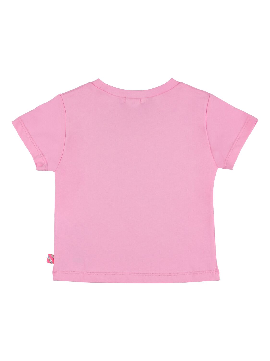 Shop Billieblush Sequined Cotton Jersey T-shirt In Pink