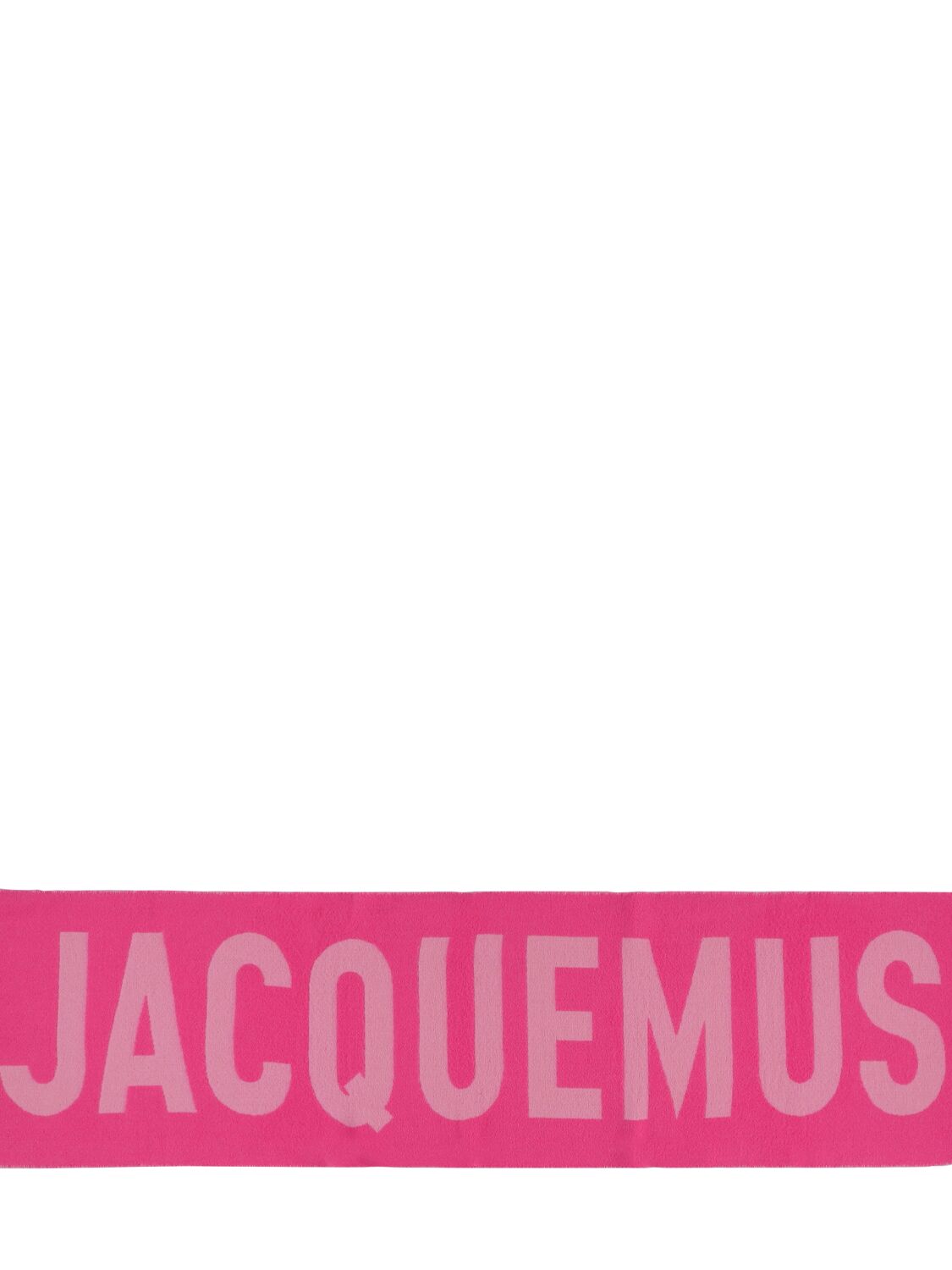 L'écharpe Jacquemus multi-pink - LES CLASSIQUES