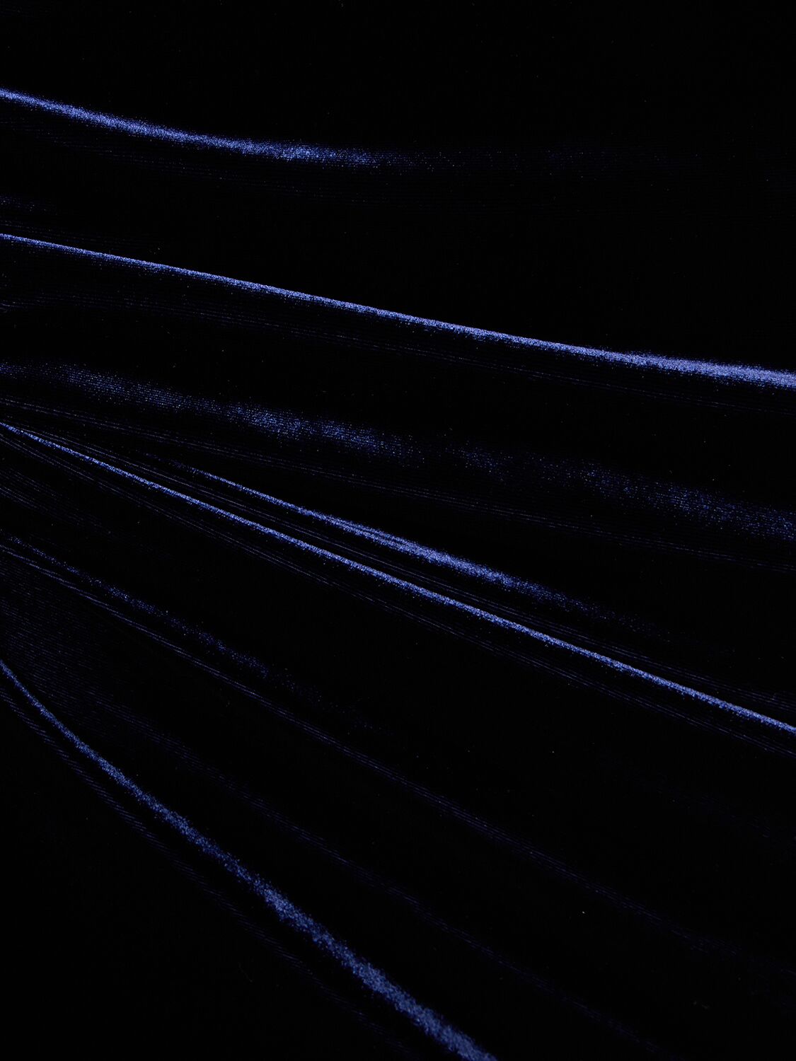 Shop Roland Mouret Asymmetric Velvet Maxi Dress In Navy
