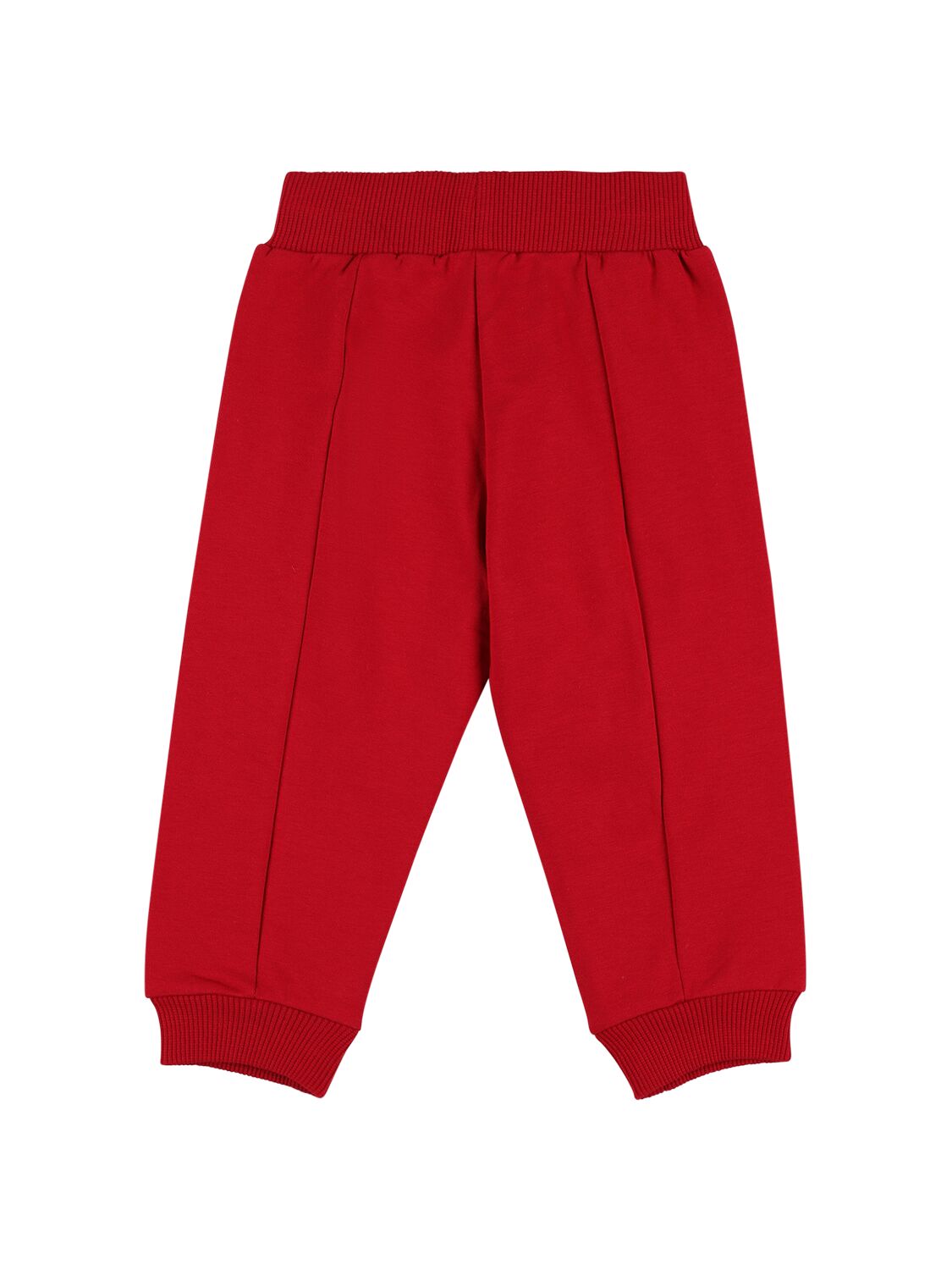 Shop Monnalisa Cotton Blend Sweatpants In Red