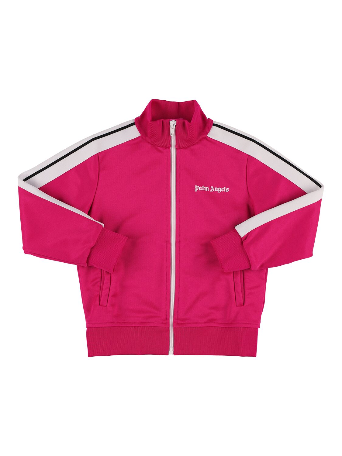 Cotton Blend Zip Track Jacket
