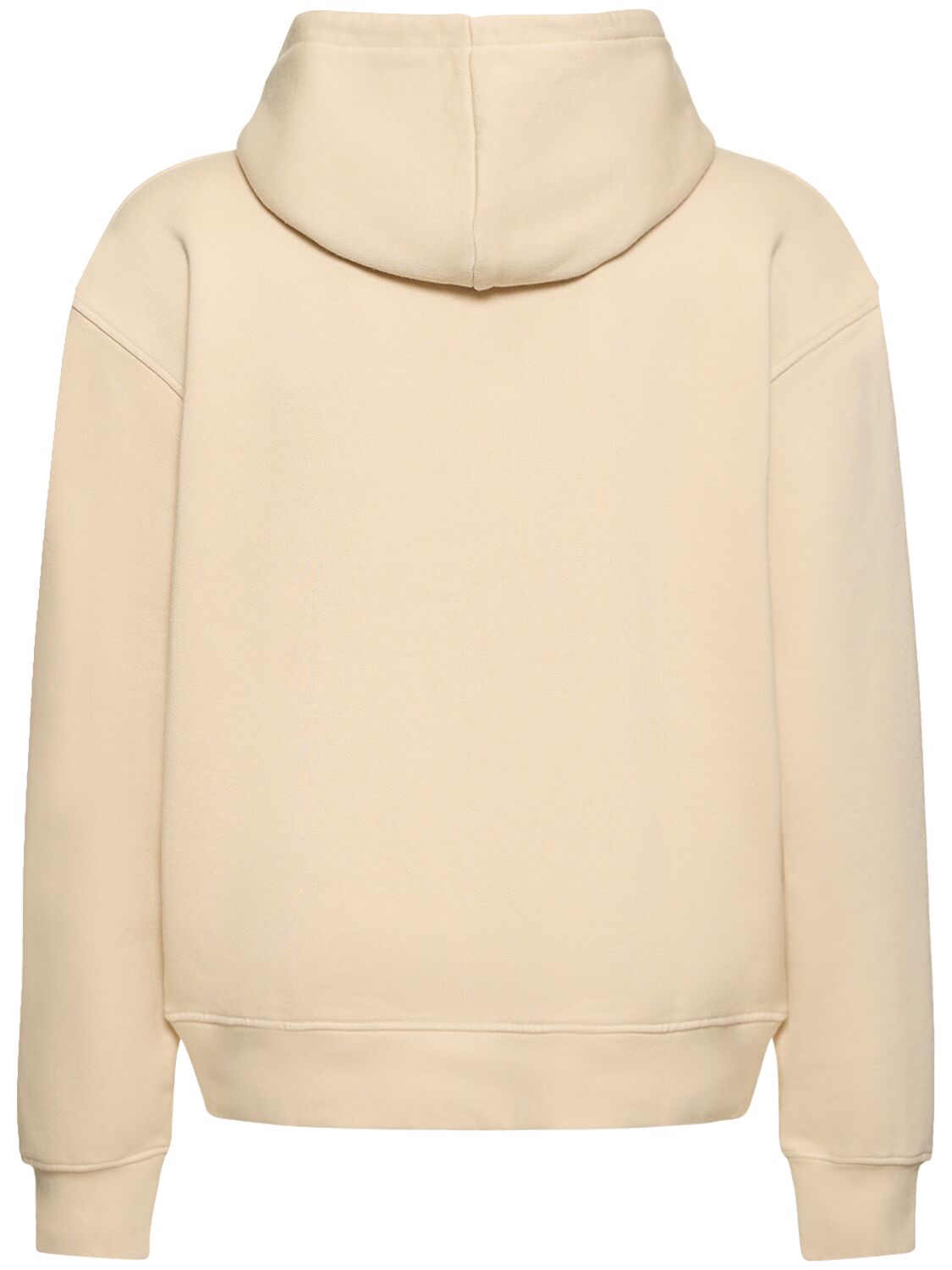 Shop Jacquemus Le Sweatshirt  Cotton Hoodie In Light Beige