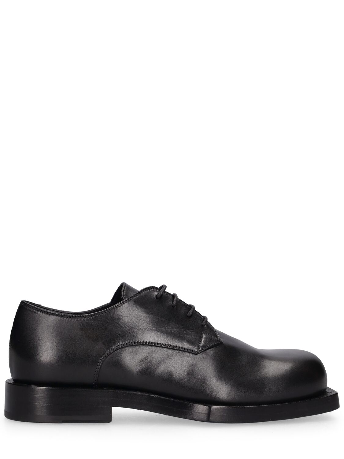 Mattia Capezzani Gaucho Leather Lace-up Shoes In Black