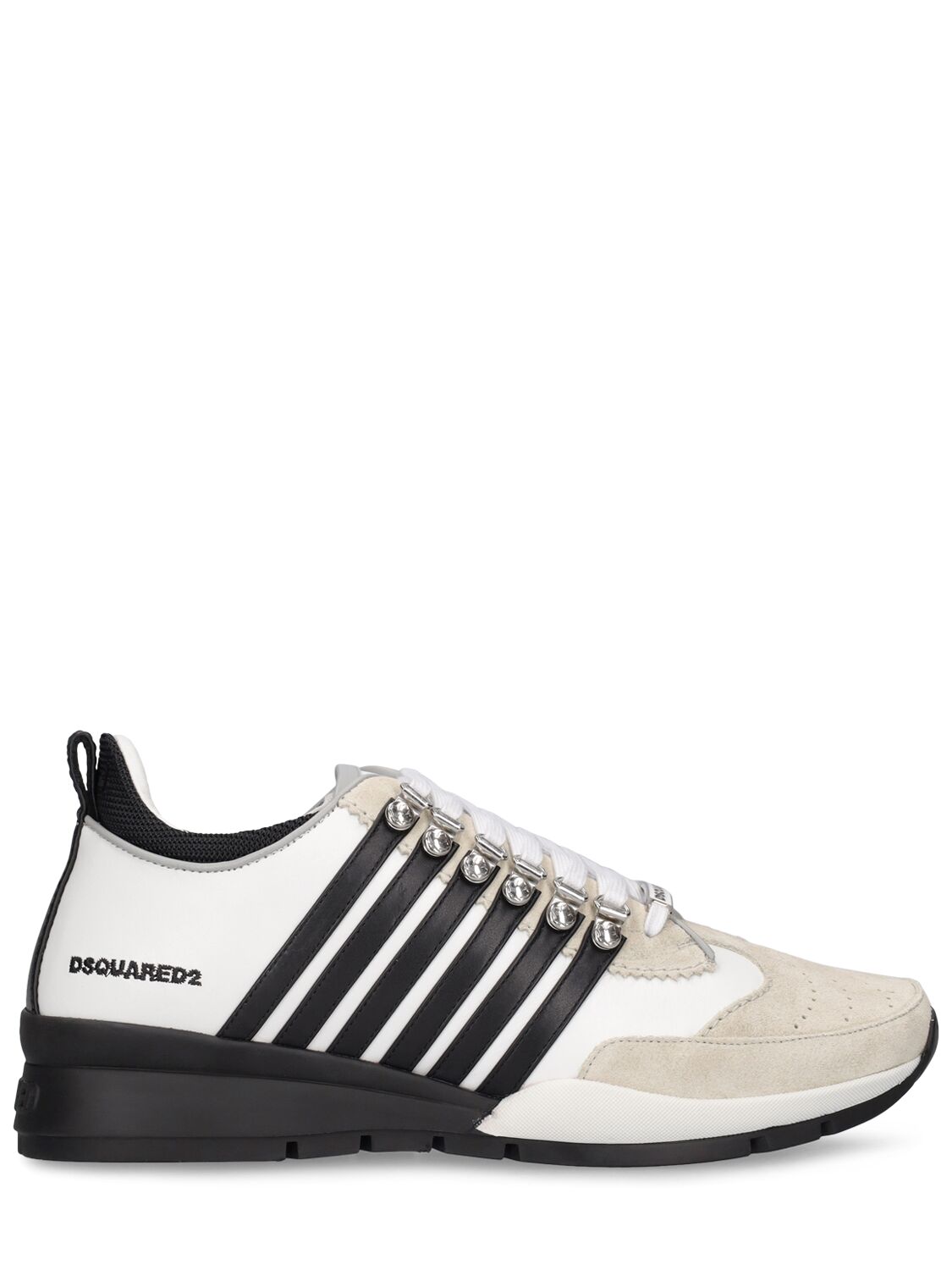 Dsquared2 Legendary Low Top Sneakers In White,black