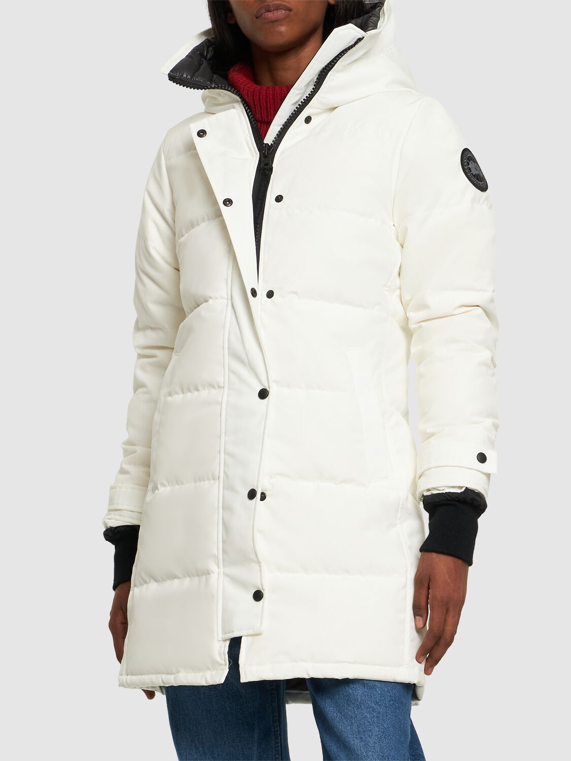 Shop Canada Goose Shelbourne Down Parka In White