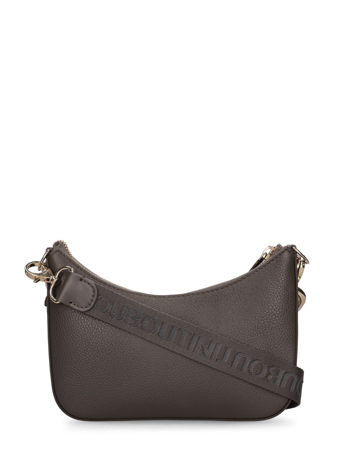 Shop Christian Louboutin Mini Loubila Leather Bag W/chain In Rocket