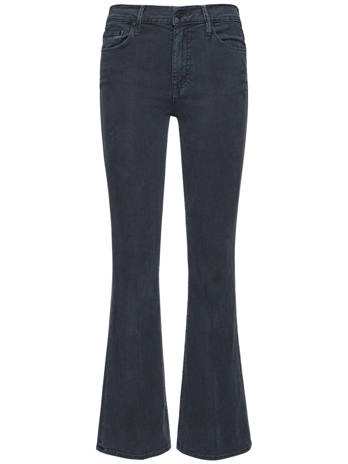 Shop Mother The Weekender Mid Rise Jeans In Washed Black