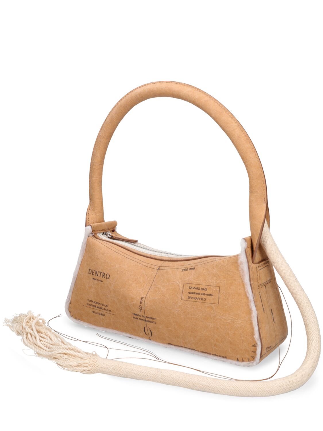 Shop Dentro Savvas Shoulder Bag In Brown