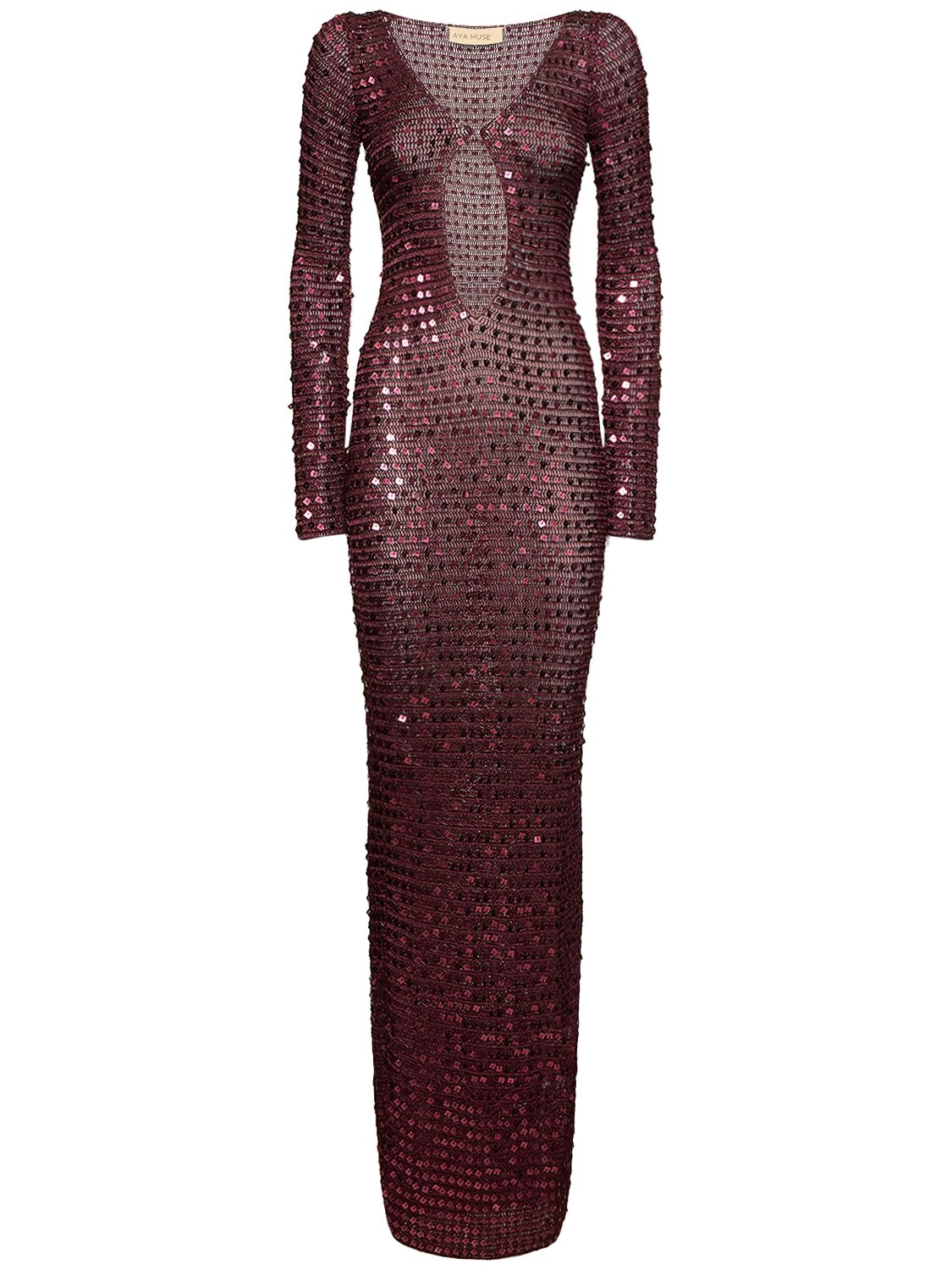Chyha Sequined Knit Long Dress – WOMEN > CLOTHING > DRESSES