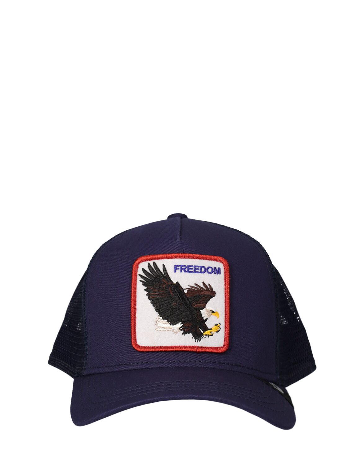 Goorin Bros The Freedom Eagle Trucker Hat W/patch In Blue,multi