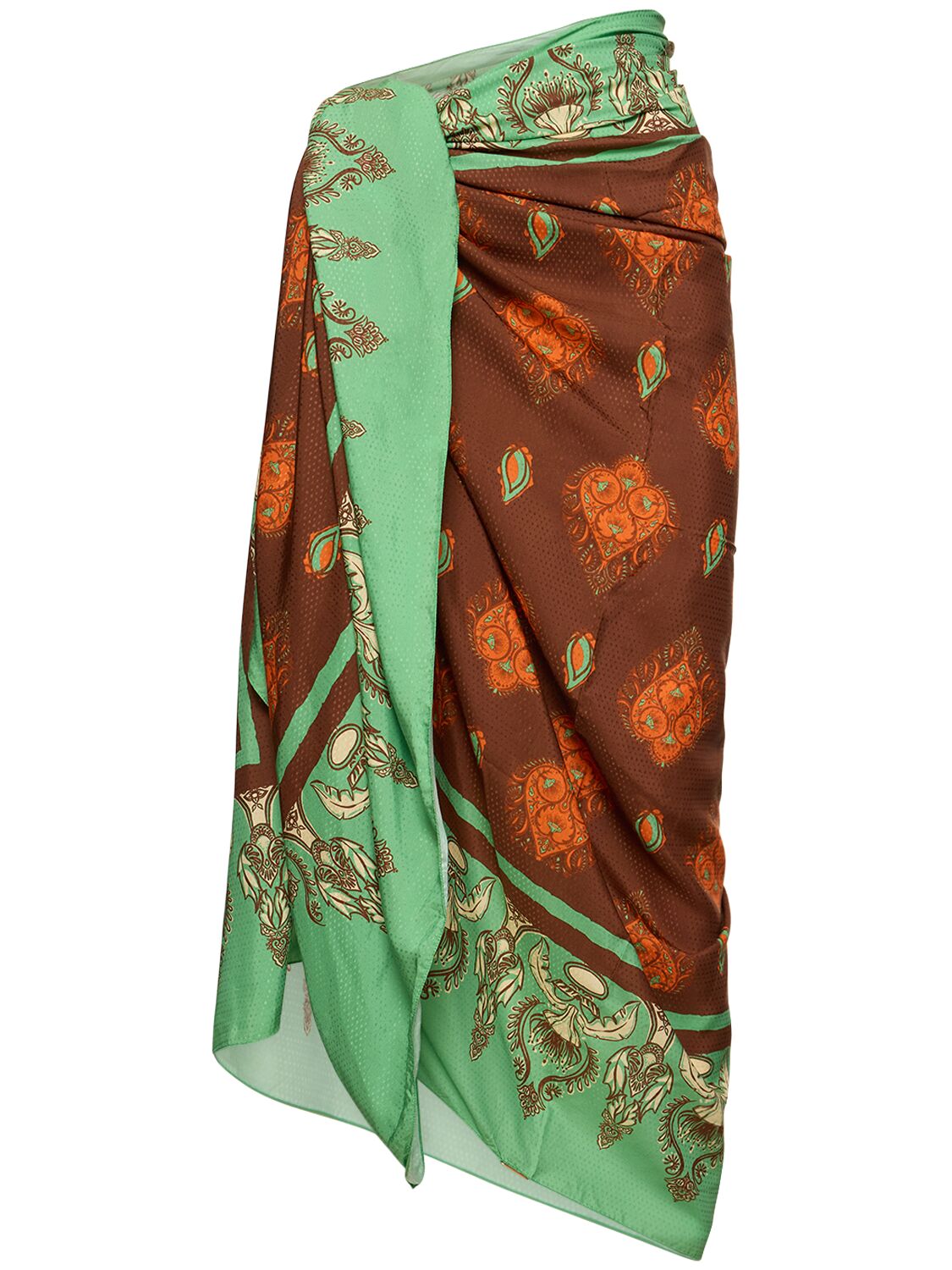 India Chintz Shawl Printed Pareo Skirt – WOMEN > CLOTHING > SKIRTS