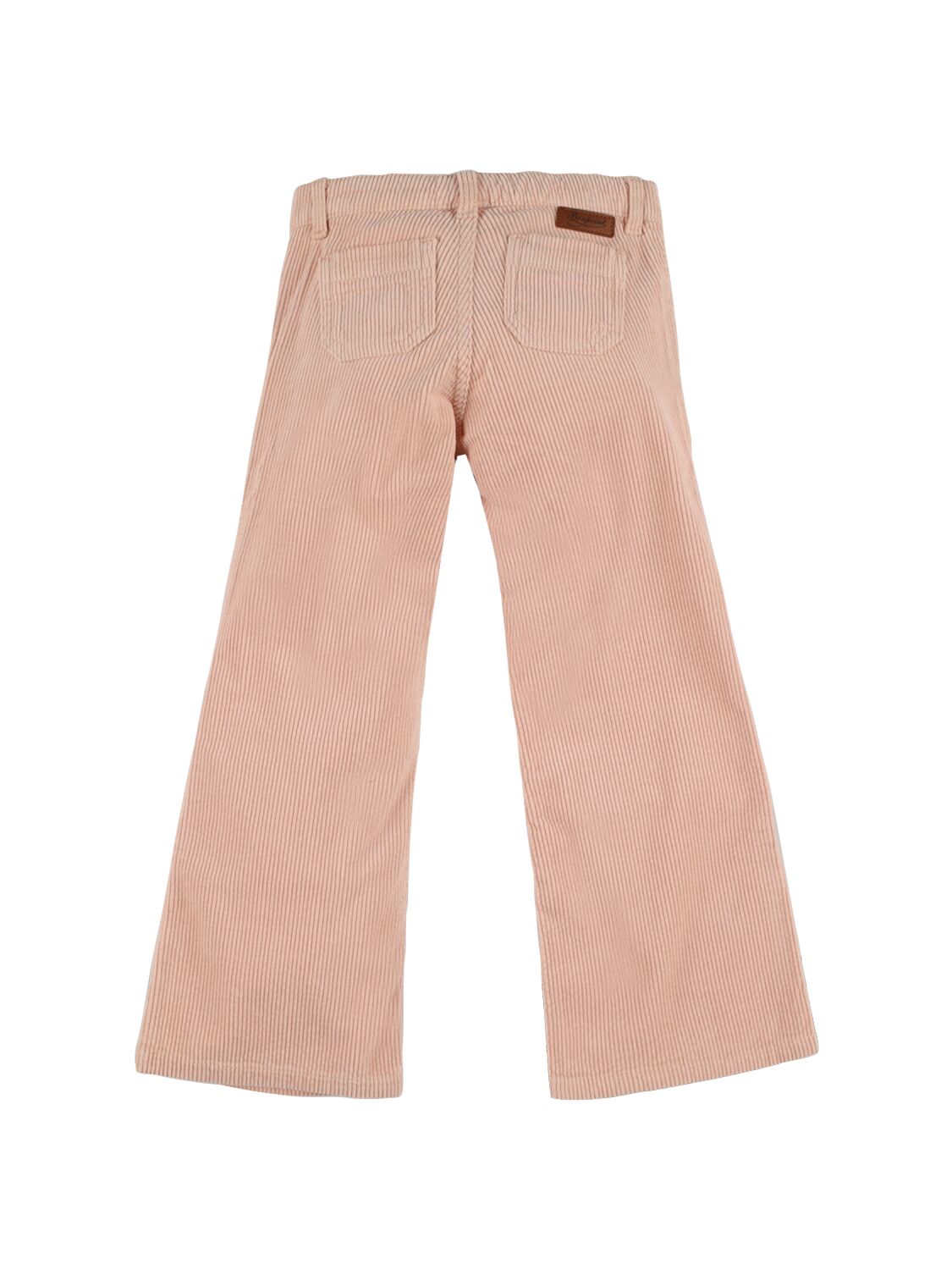 Shop Bonpoint Junon Stretch Cotton Pants In 핑크