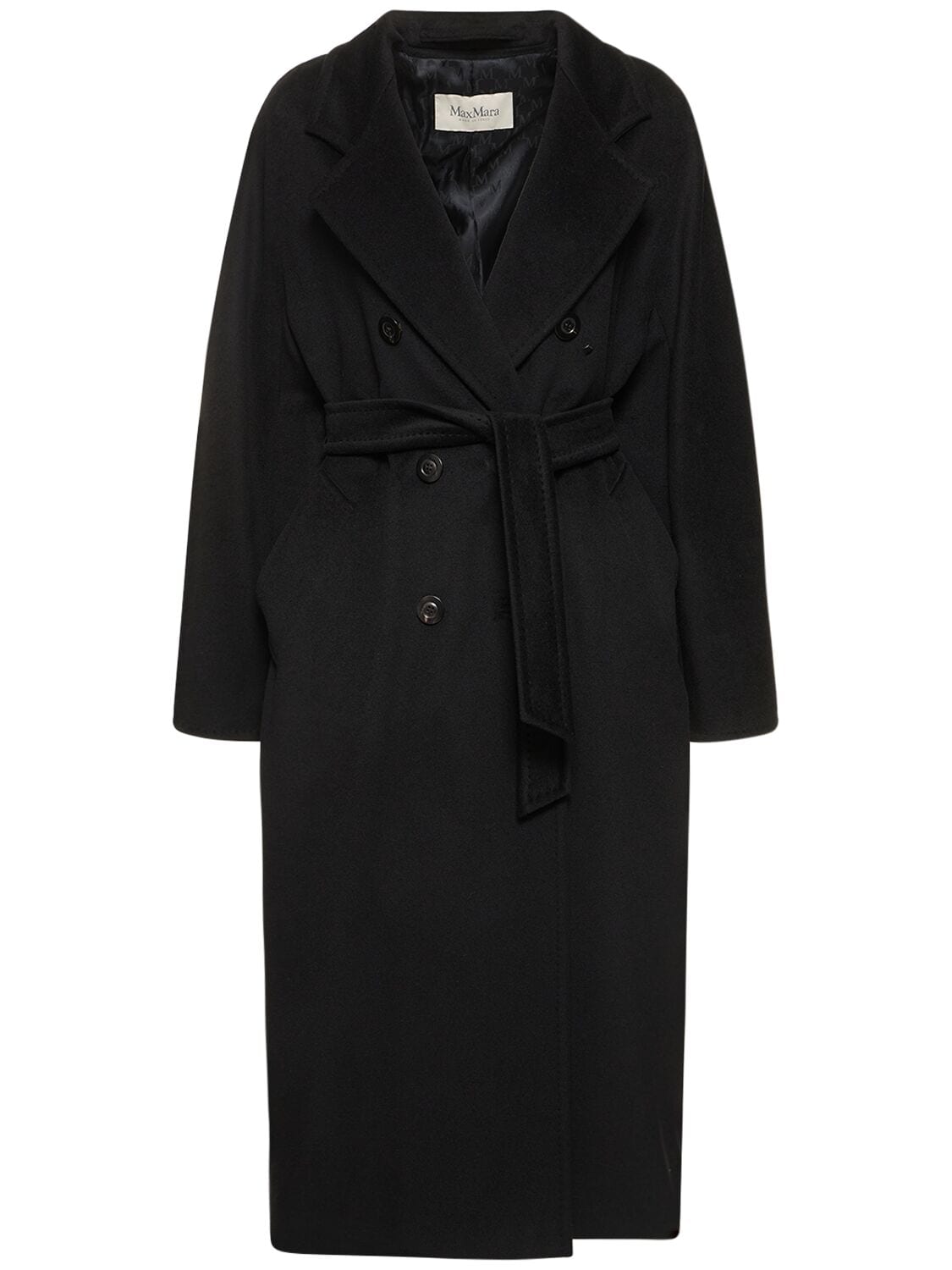 Madame Double Breasted Wool Long Coat