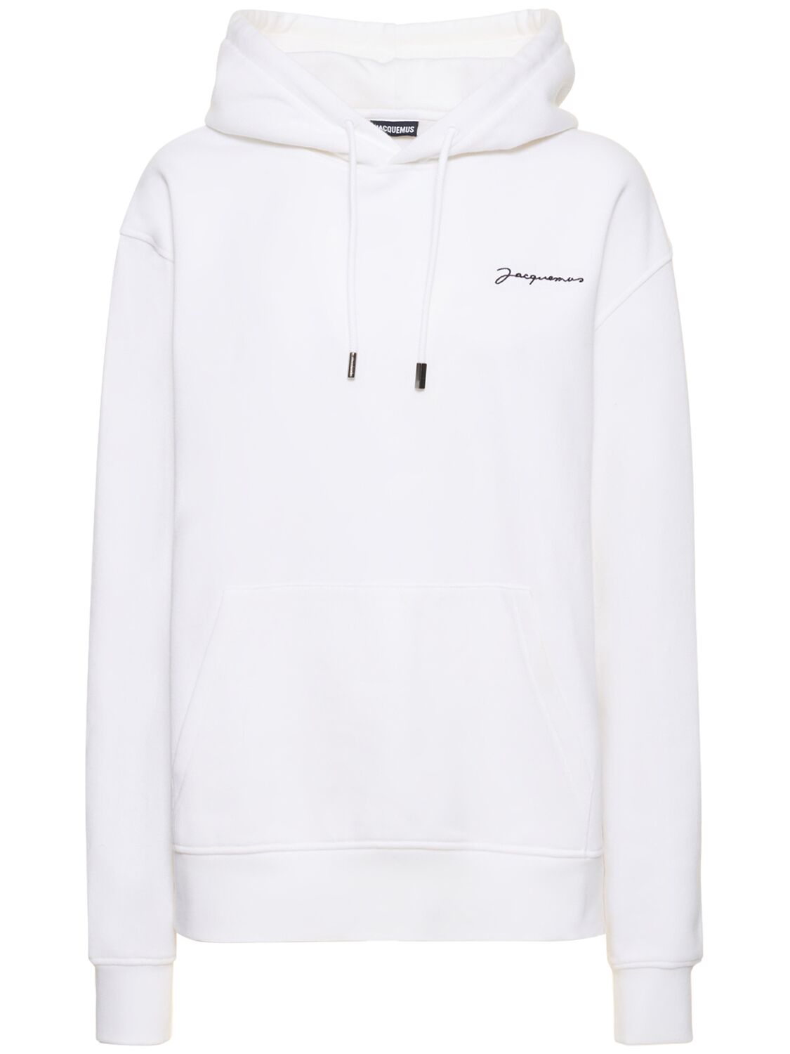 Le Sweatshirt Brodé Cotton Jersey Hoodie – WOMEN > CLOTHING > SWEATSHIRTS