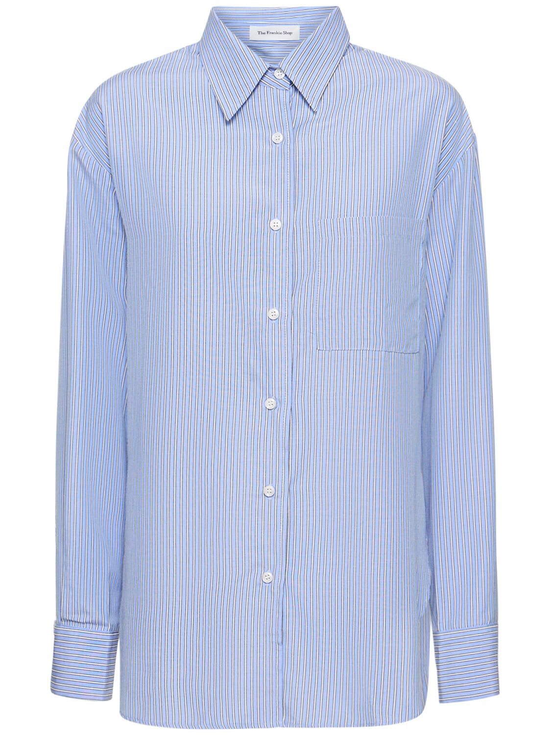 Chemise En Coton Mélangé Oxford Lui - THE FRANKIE SHOP - Modalova