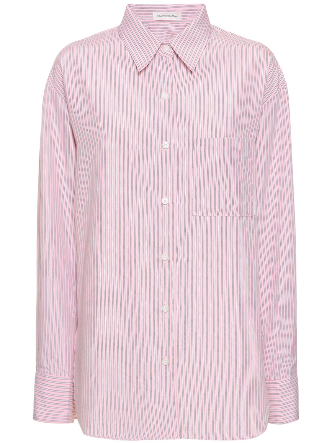 Image of Lui Cotton Blend Oxford Shirt